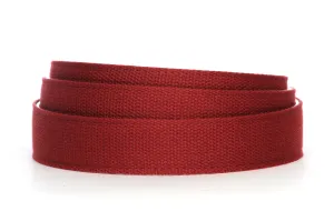 1.25" Crimson Canvas Strap