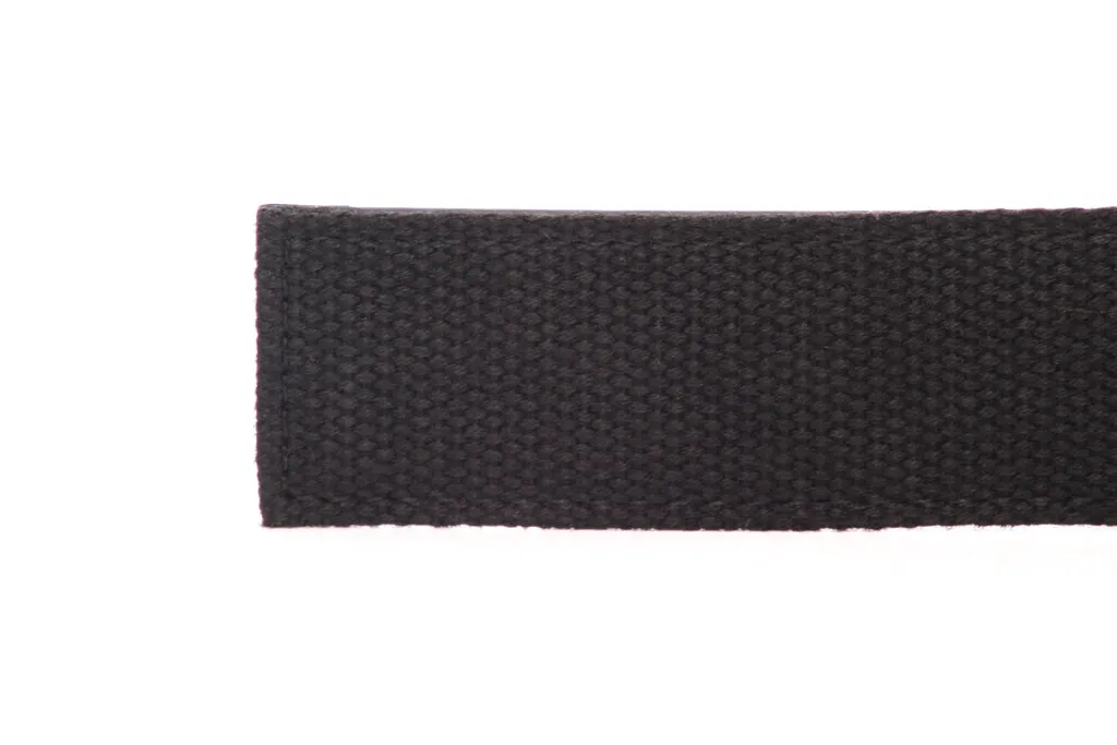 1.5" Black Canvas Strap