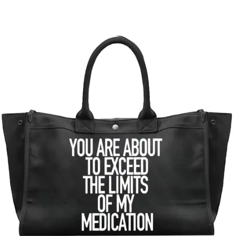 24oz Beach Tote - Medication, Canvas