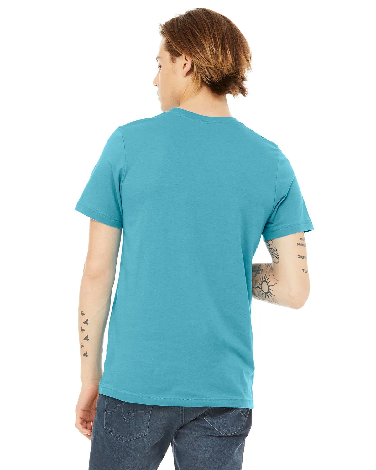 3001CVC-Bella   Canvas-HEATHER AQUA