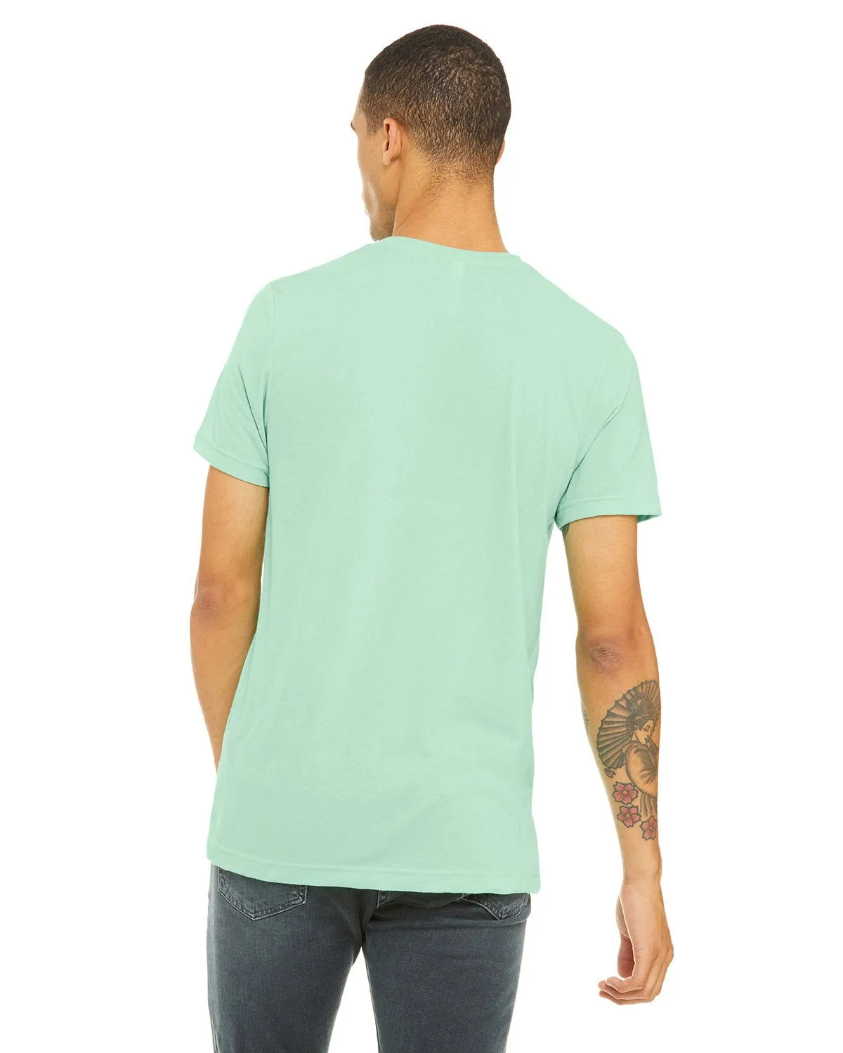 3001CVC-Bella   Canvas-HEATHER MINT