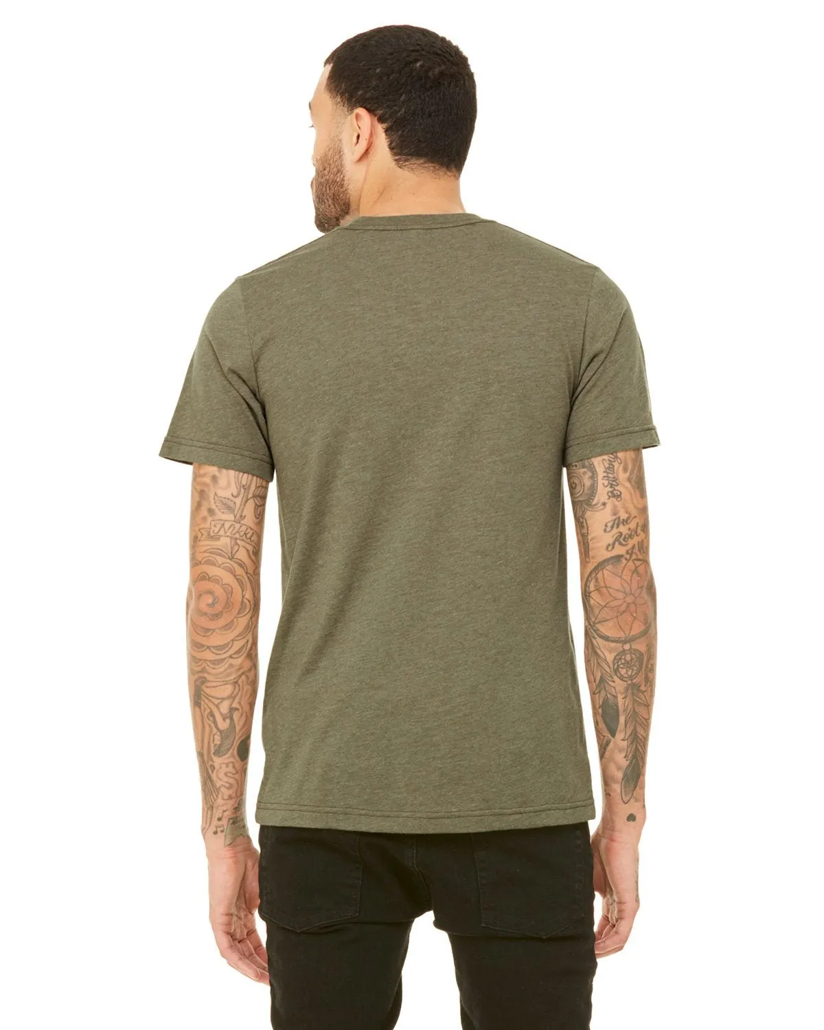 3001CVC-Bella   Canvas-HEATHER OLIVE