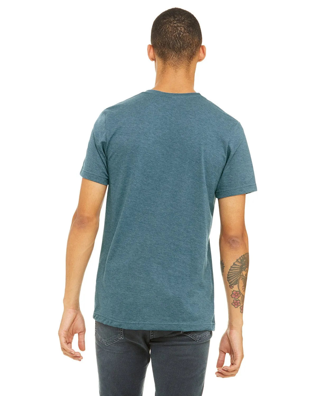 3001CVC-Bella   Canvas-HTHR DEEP TEAL