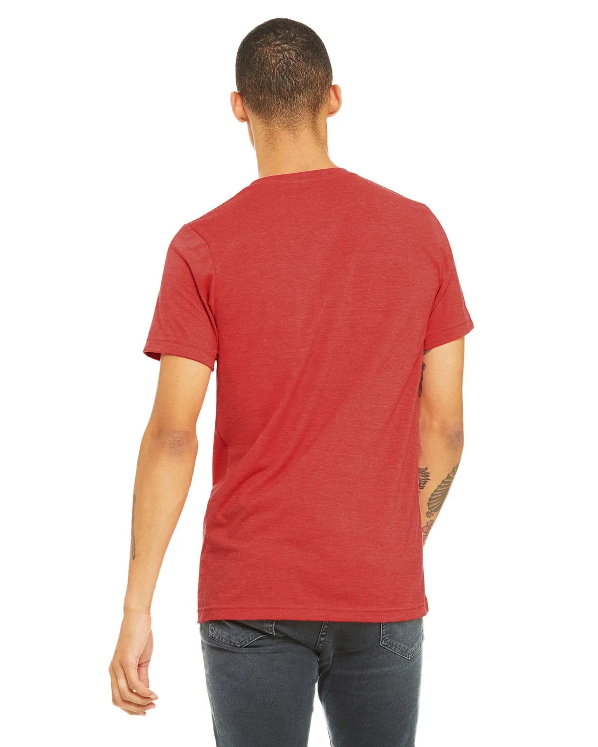 3005CVC-Bella   Canvas-HEATHER RED