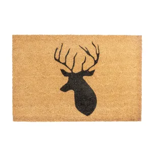 90cm x 60cm Stag Coir Door Mat - By Nicola Spring