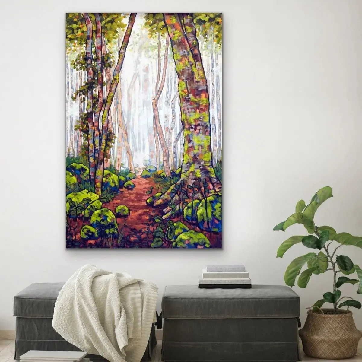 A Walk In The Rainforest - Australian Nature Misty Forest Canvas Print - Nature Wall Art