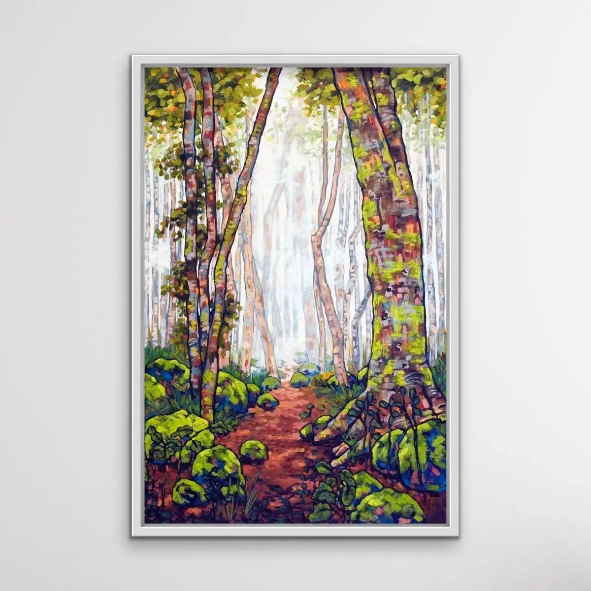 A Walk In The Rainforest - Australian Nature Misty Forest Canvas Print - Nature Wall Art