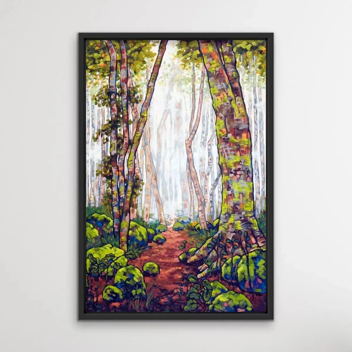 A Walk In The Rainforest - Australian Nature Misty Forest Canvas Print - Nature Wall Art