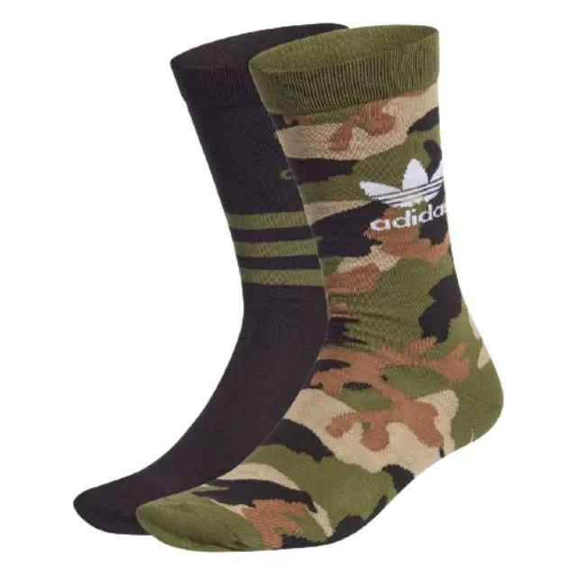 Adidas Camo  Unisex Original Sock Green/Black