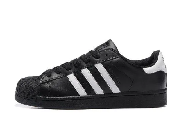 Adidas Originals Superstar Classic Foundation Casual Sneakers Black White