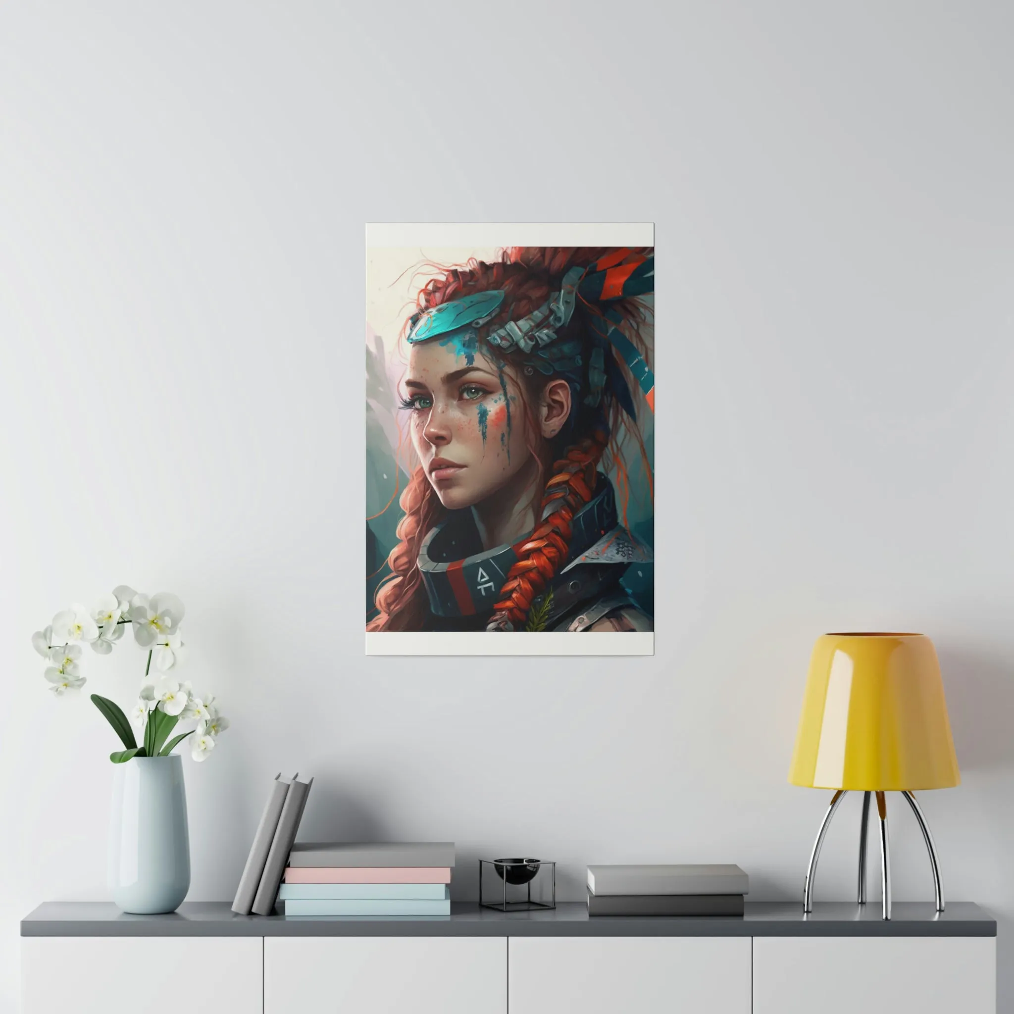 AI Generated Aloy Matte Canvas, Stretched, 0.75"