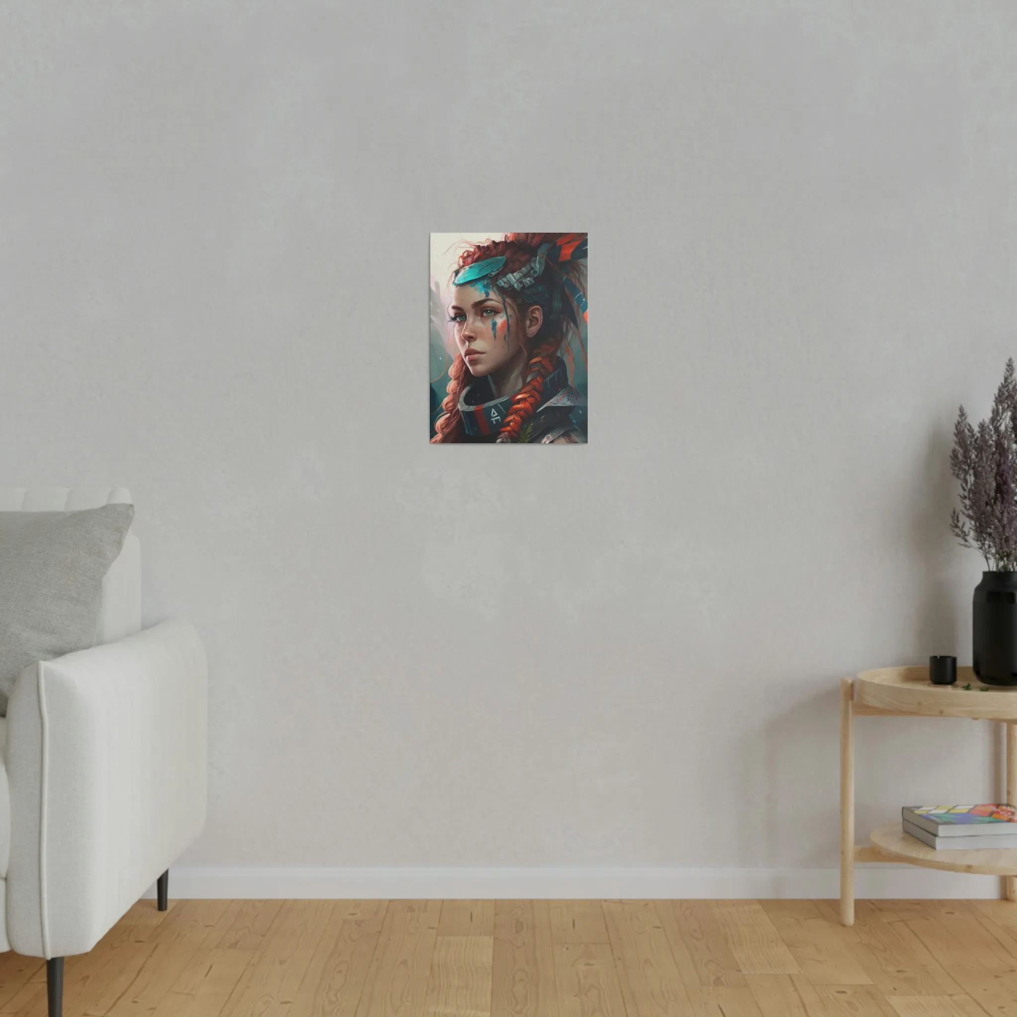 AI Generated Aloy Matte Canvas, Stretched, 0.75"