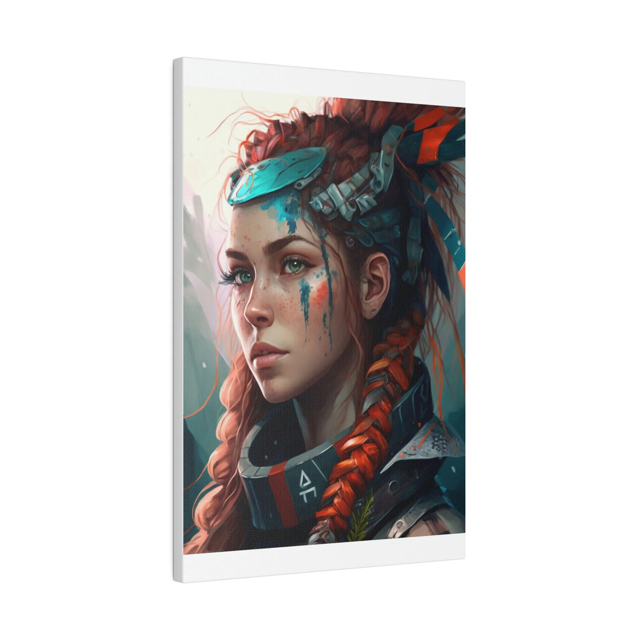 AI Generated Aloy Matte Canvas, Stretched, 0.75"