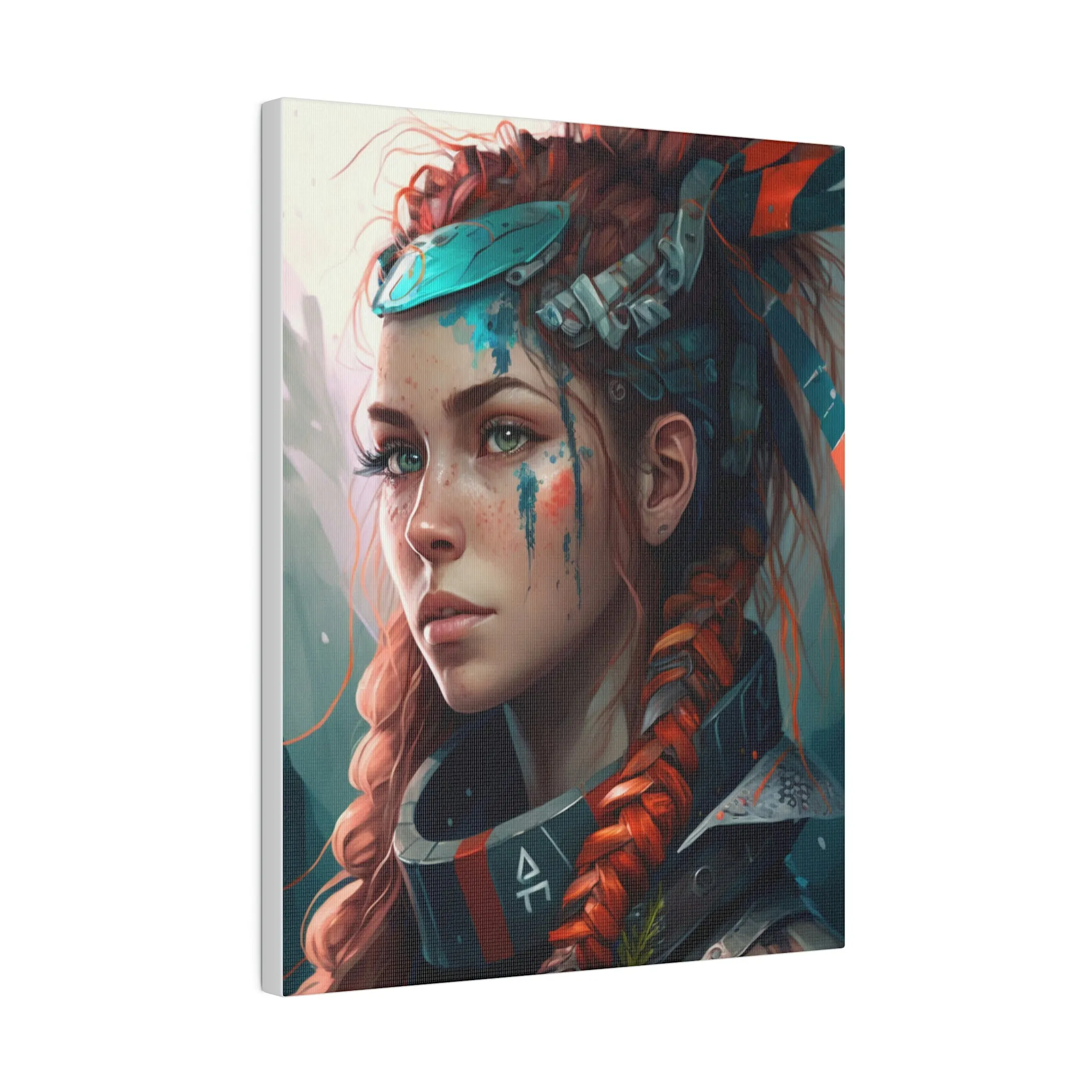 AI Generated Aloy Matte Canvas, Stretched, 0.75"