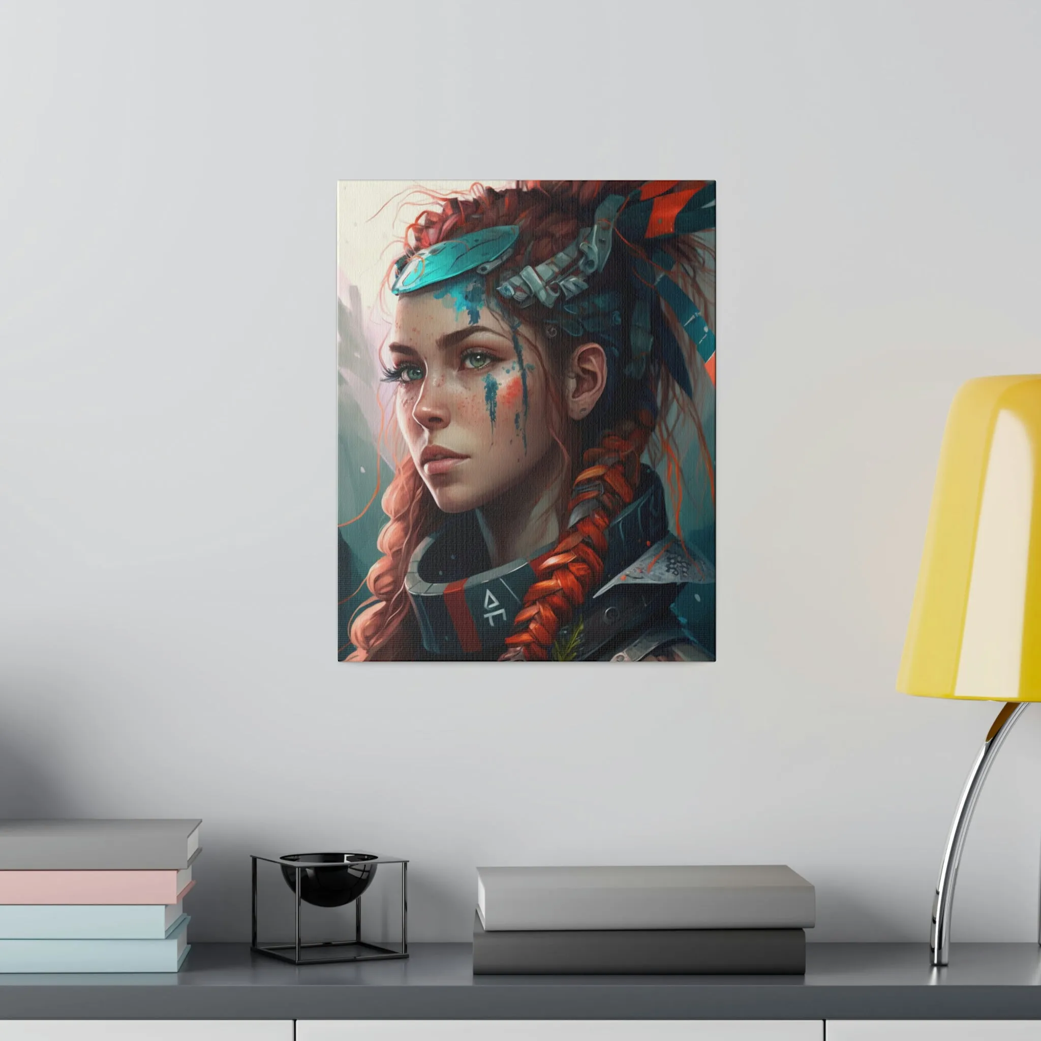 AI Generated Aloy Matte Canvas, Stretched, 0.75"