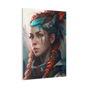 AI Generated Aloy Matte Canvas, Stretched, 0.75"