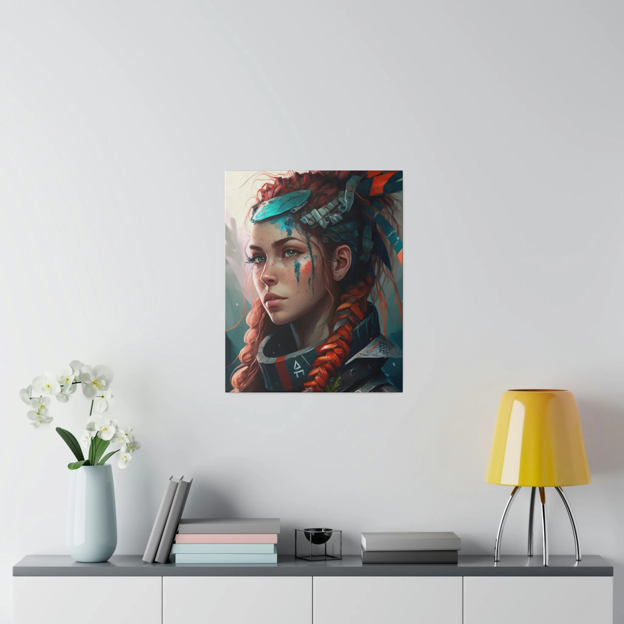 AI Generated Aloy Matte Canvas, Stretched, 0.75"