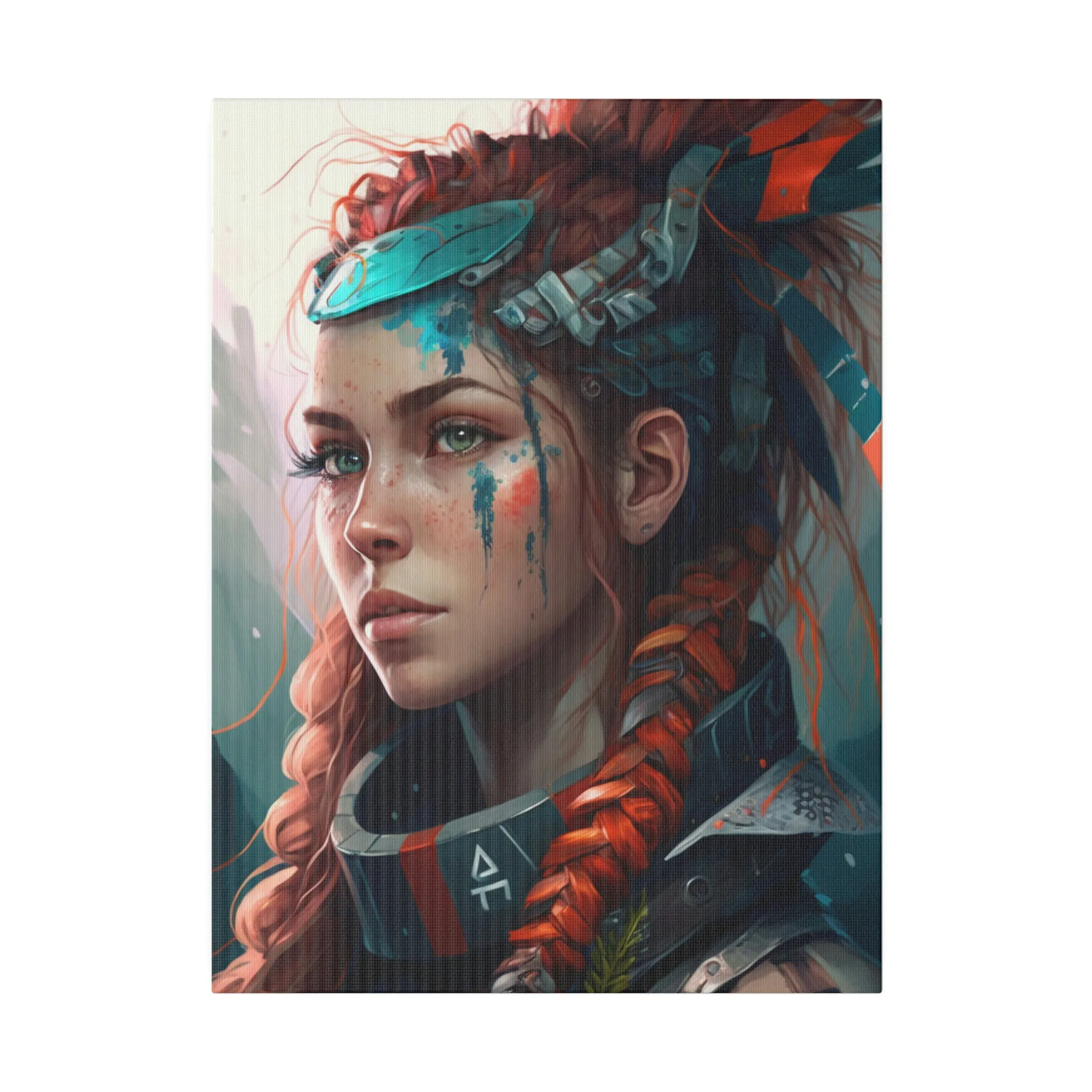 AI Generated Aloy Matte Canvas, Stretched, 0.75"