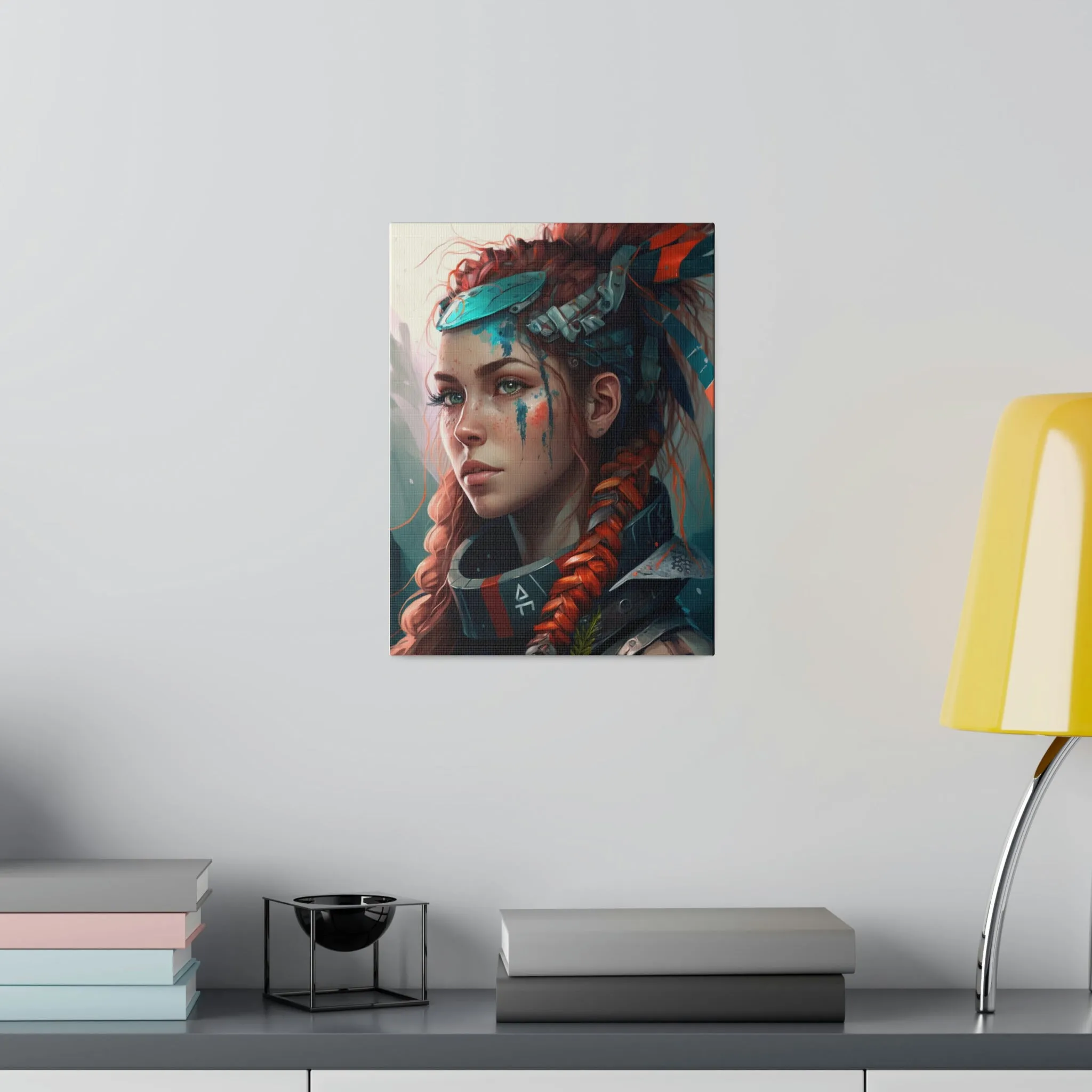 AI Generated Aloy Matte Canvas, Stretched, 0.75"