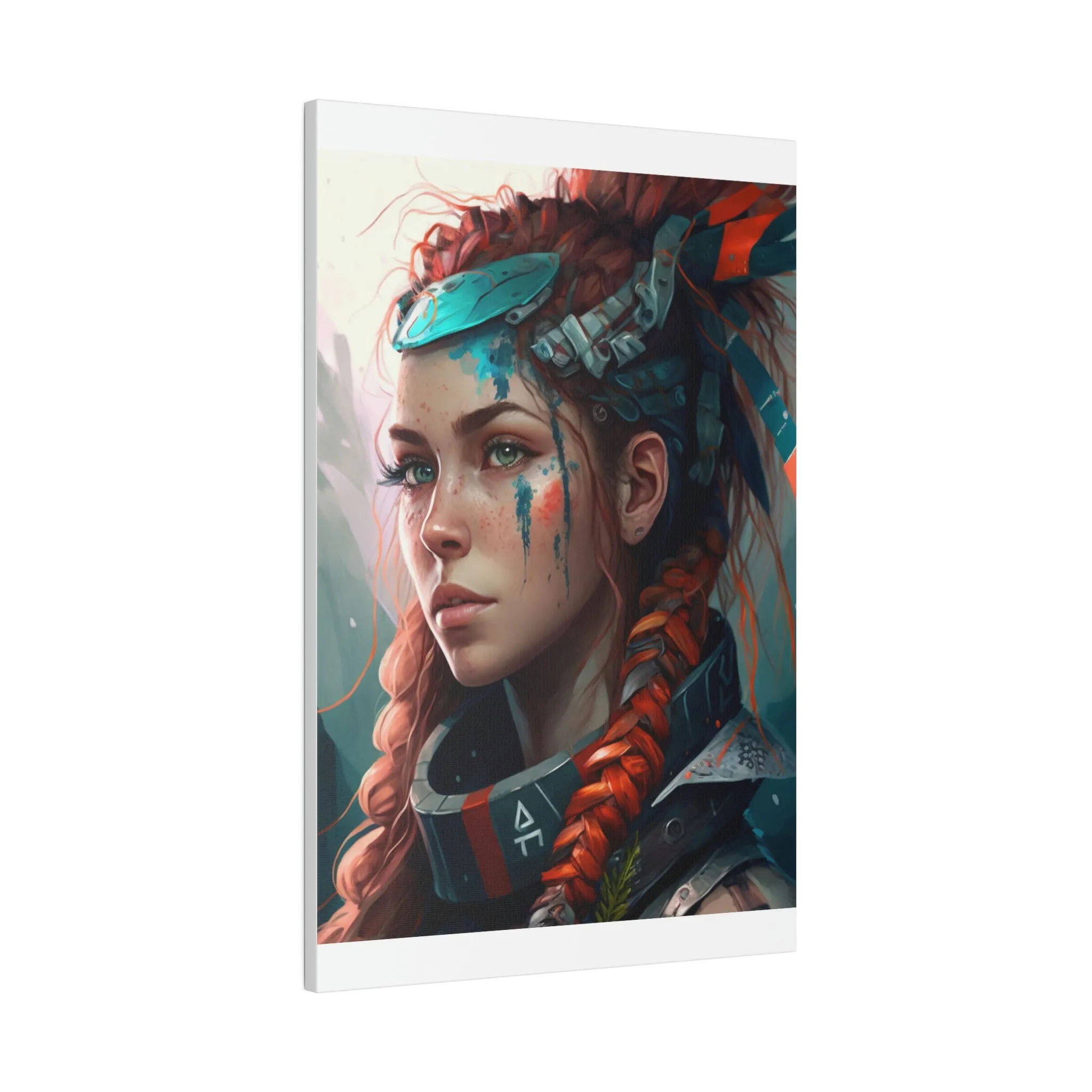 AI Generated Aloy Matte Canvas, Stretched, 0.75"