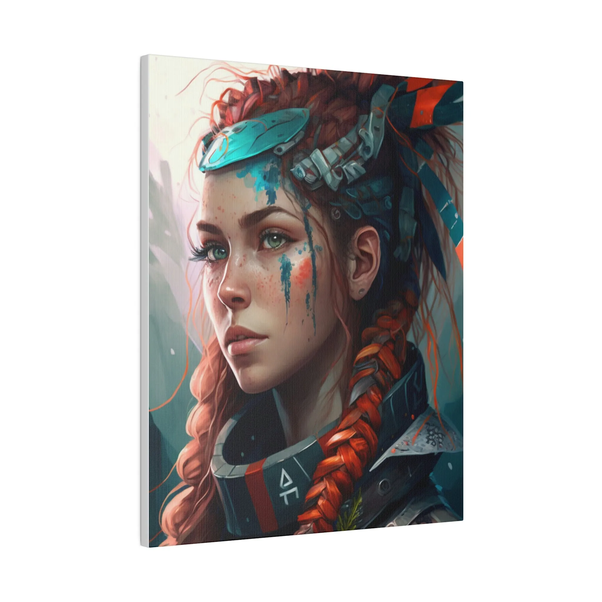 AI Generated Aloy Matte Canvas, Stretched, 0.75"