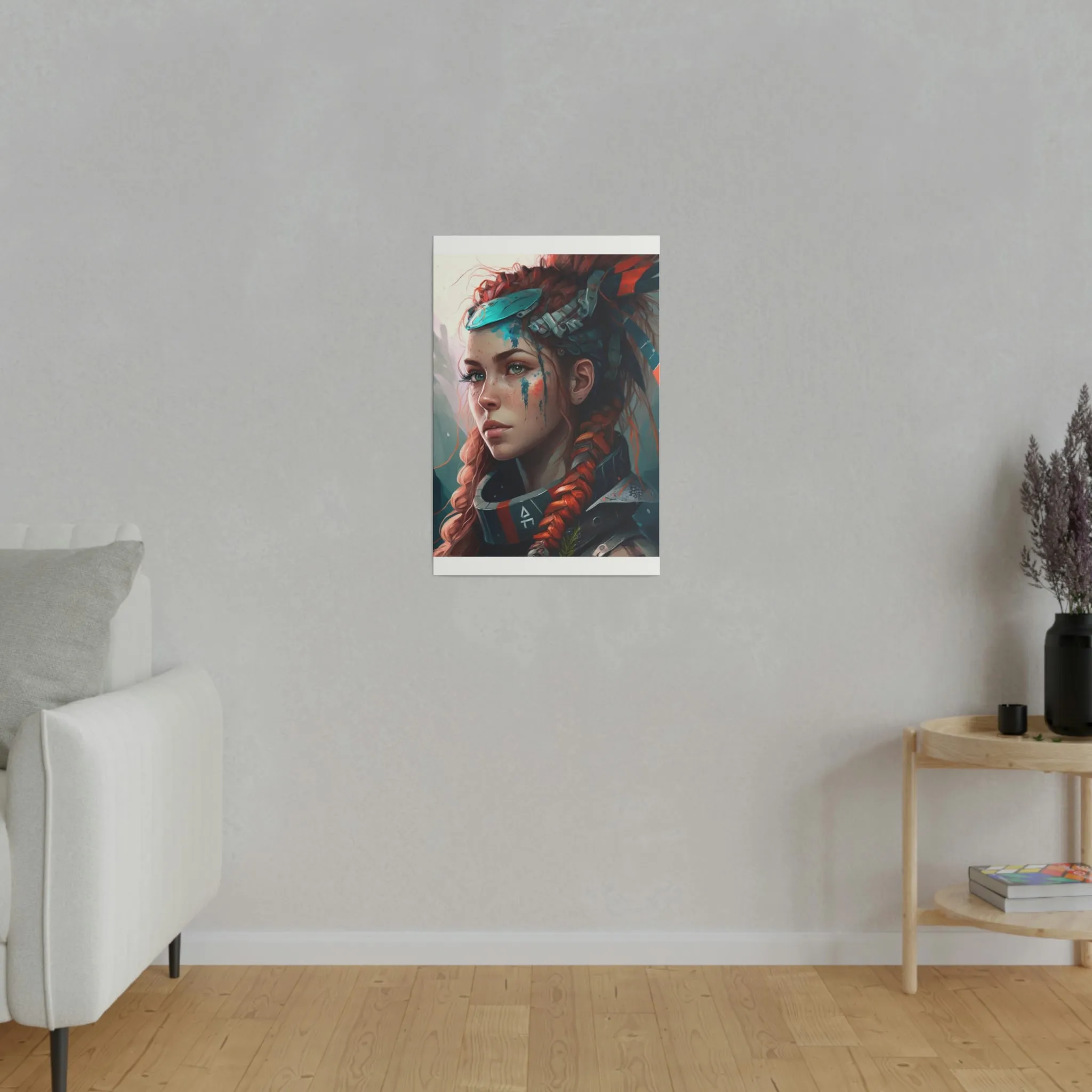 AI Generated Aloy Matte Canvas, Stretched, 0.75"