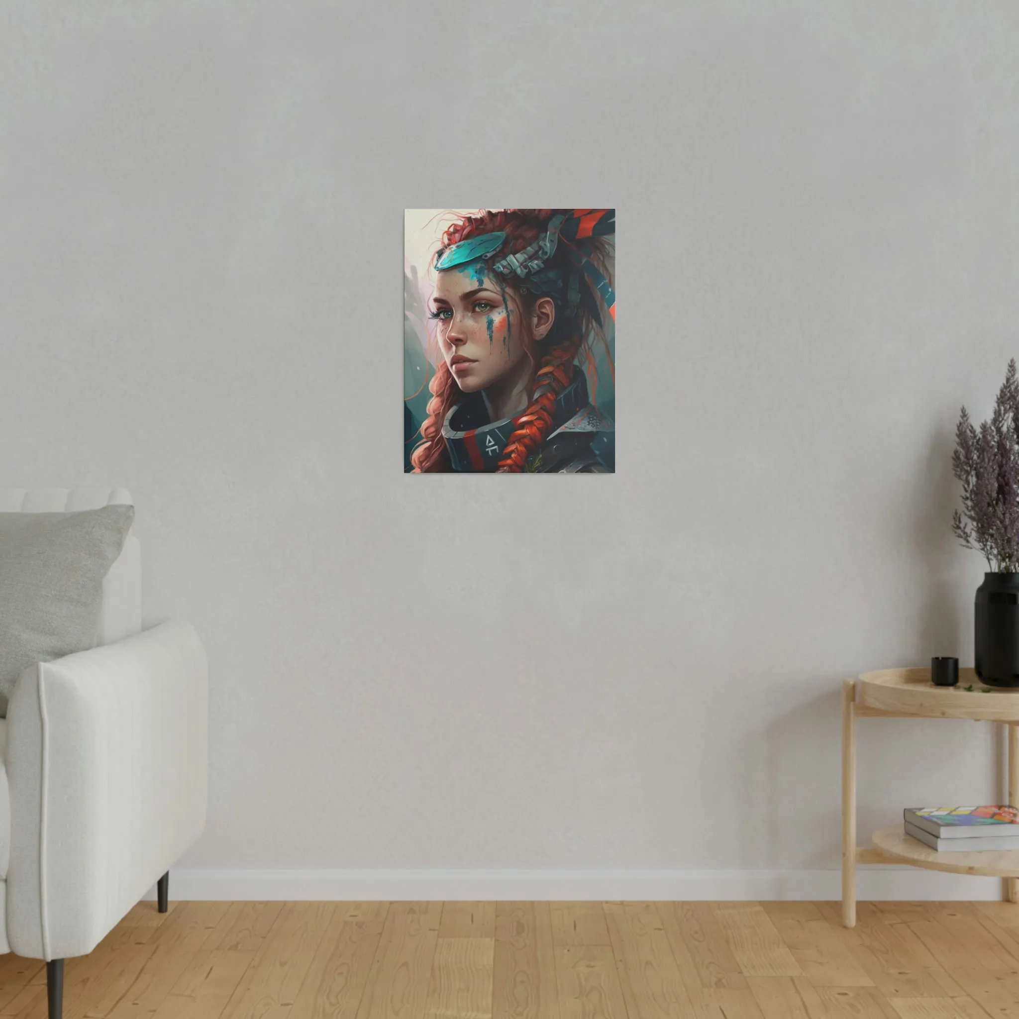 AI Generated Aloy Matte Canvas, Stretched, 0.75"