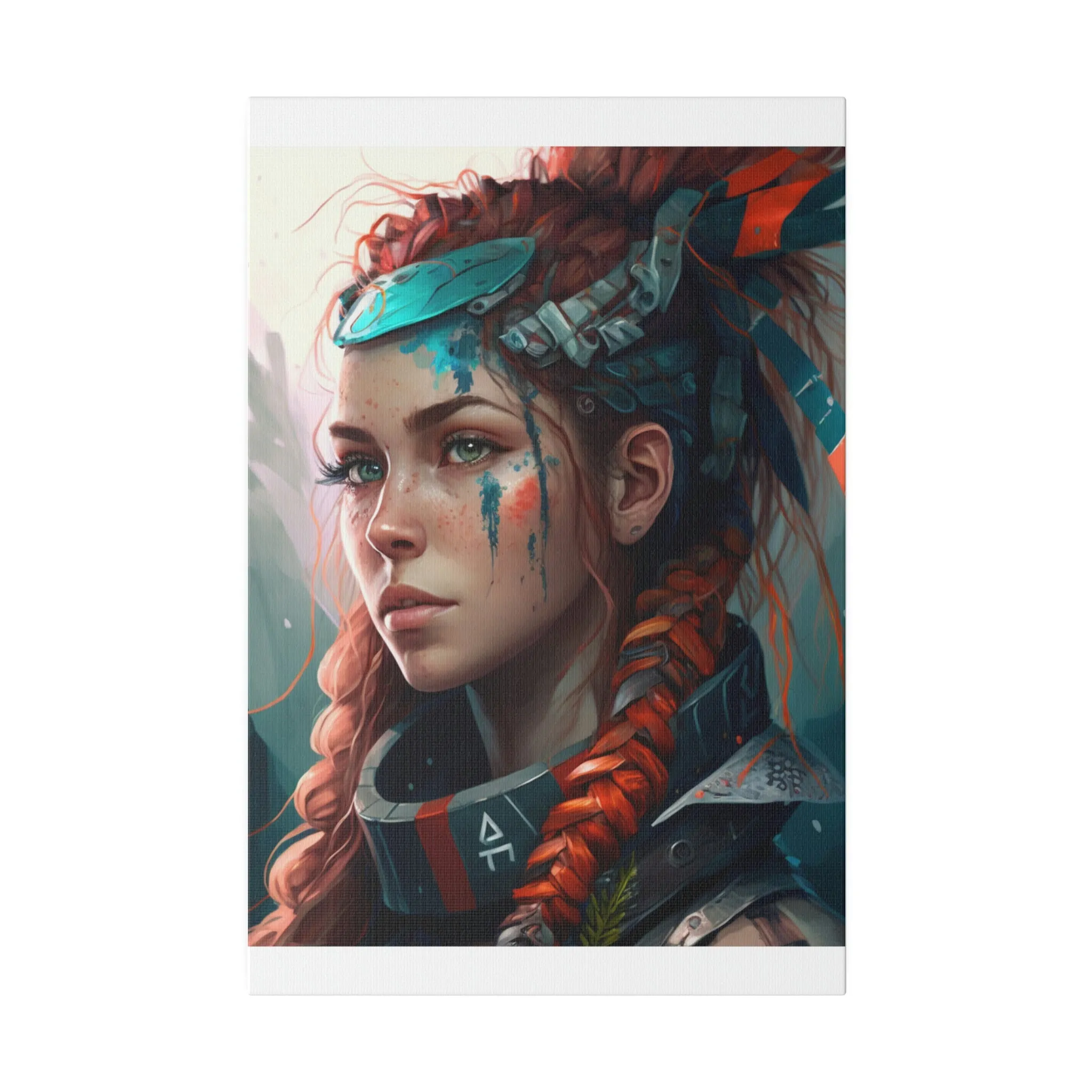 AI Generated Aloy Matte Canvas, Stretched, 0.75"