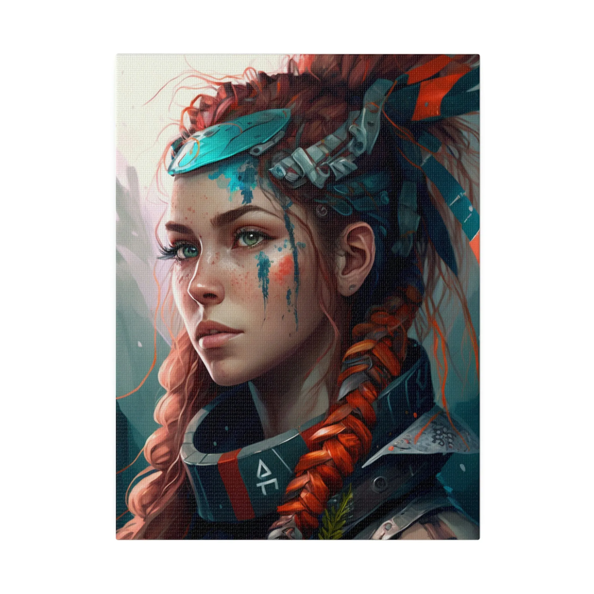 AI Generated Aloy Matte Canvas, Stretched, 0.75"