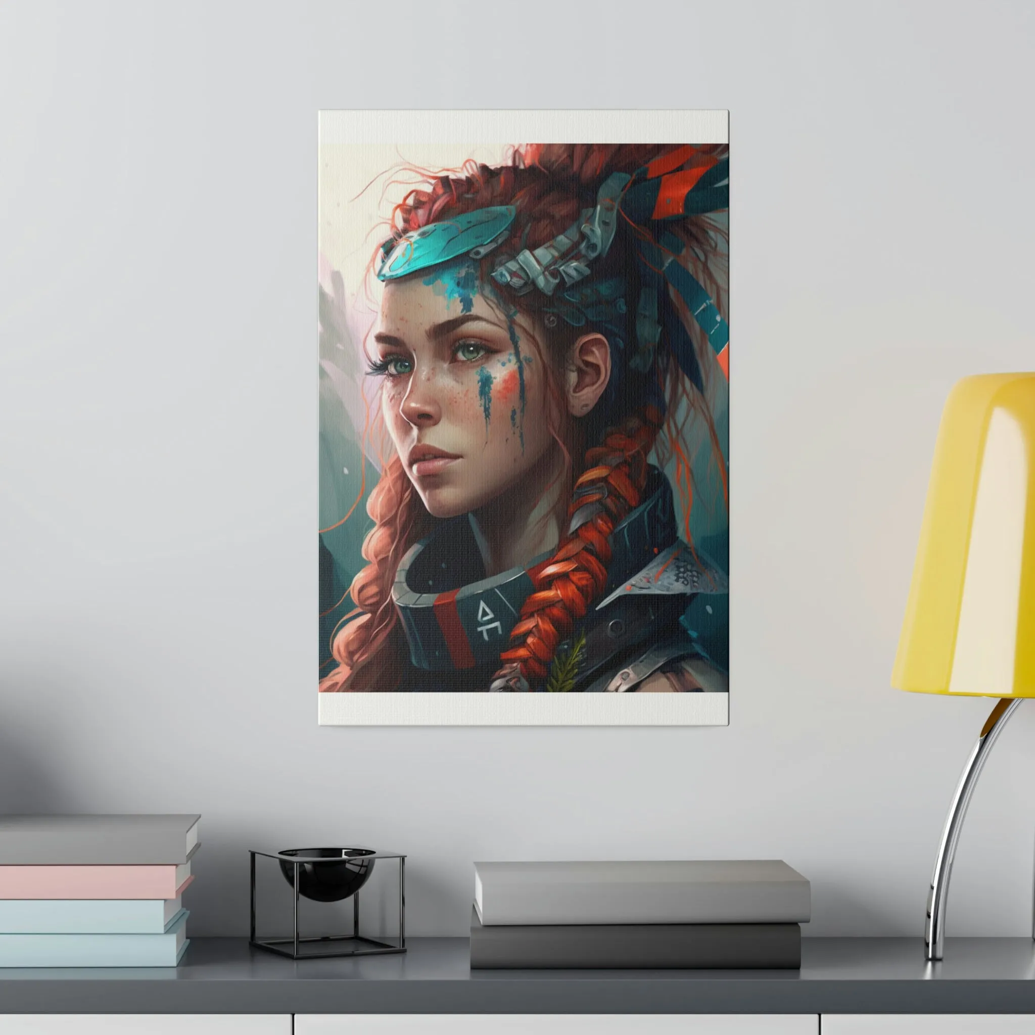 AI Generated Aloy Matte Canvas, Stretched, 0.75"