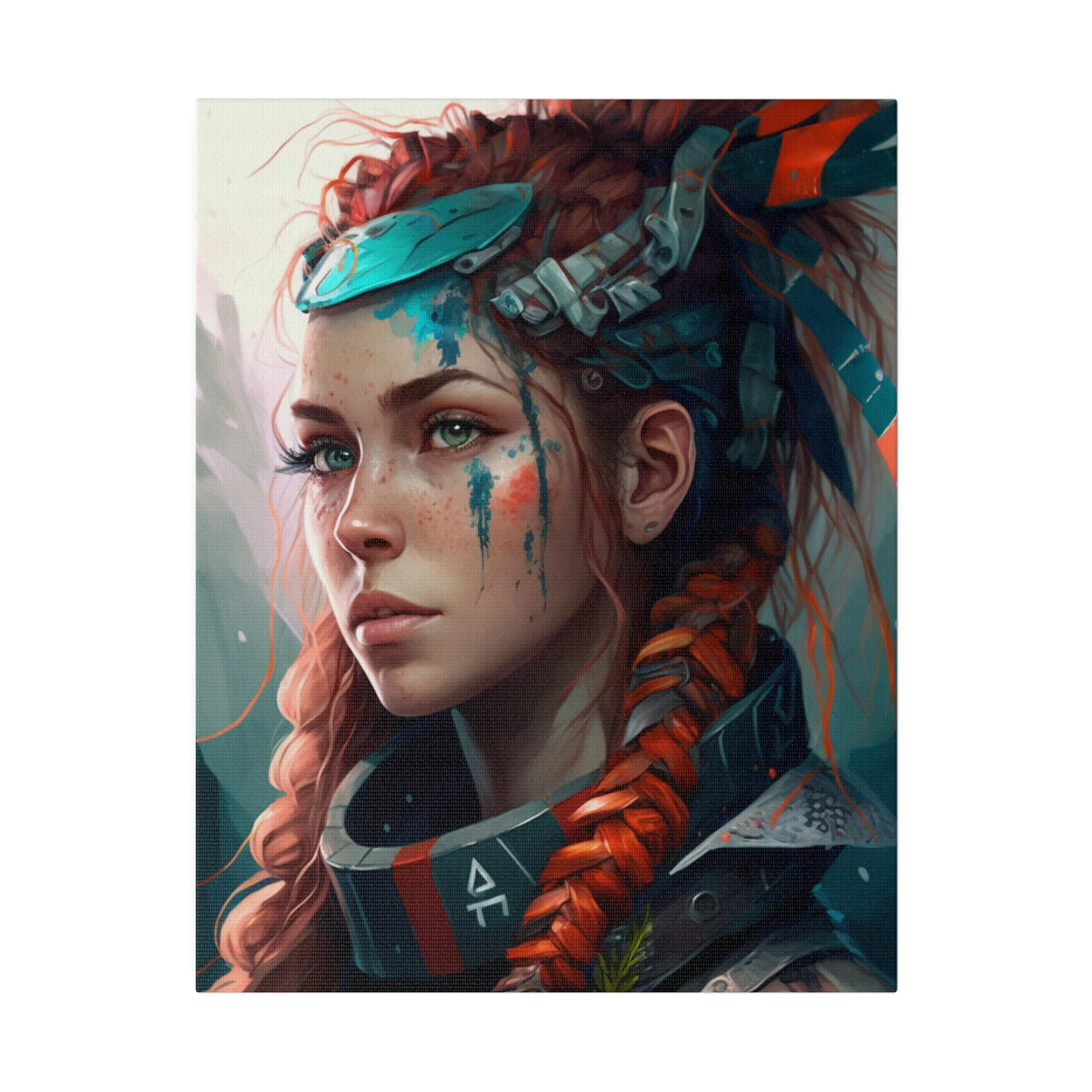 AI Generated Aloy Matte Canvas, Stretched, 0.75"