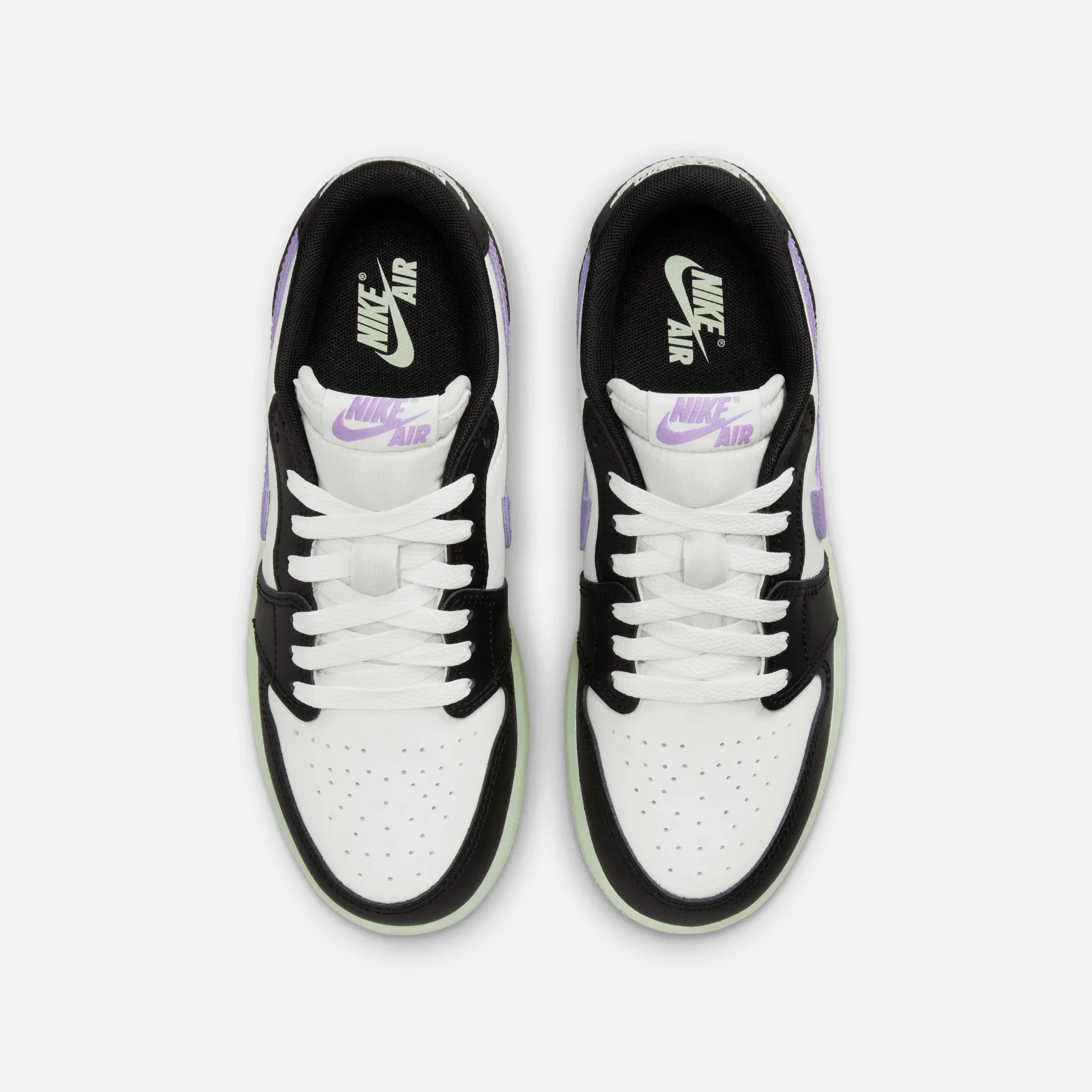 Air Jordan Big Kids' 1 Retro Low Black Raspberry (GS)