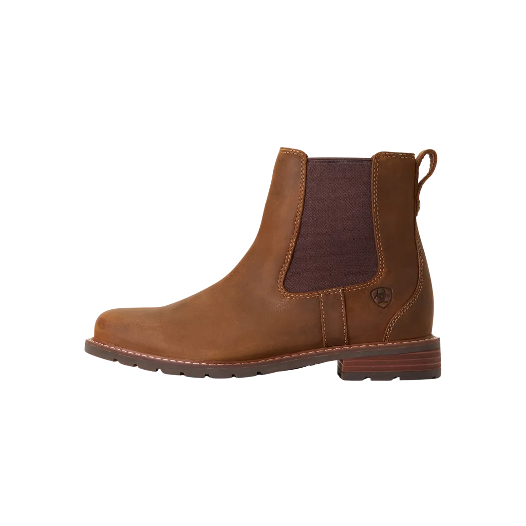 Ariat Women's Wexford Waterproof Chelsea Weathered Brown Boots