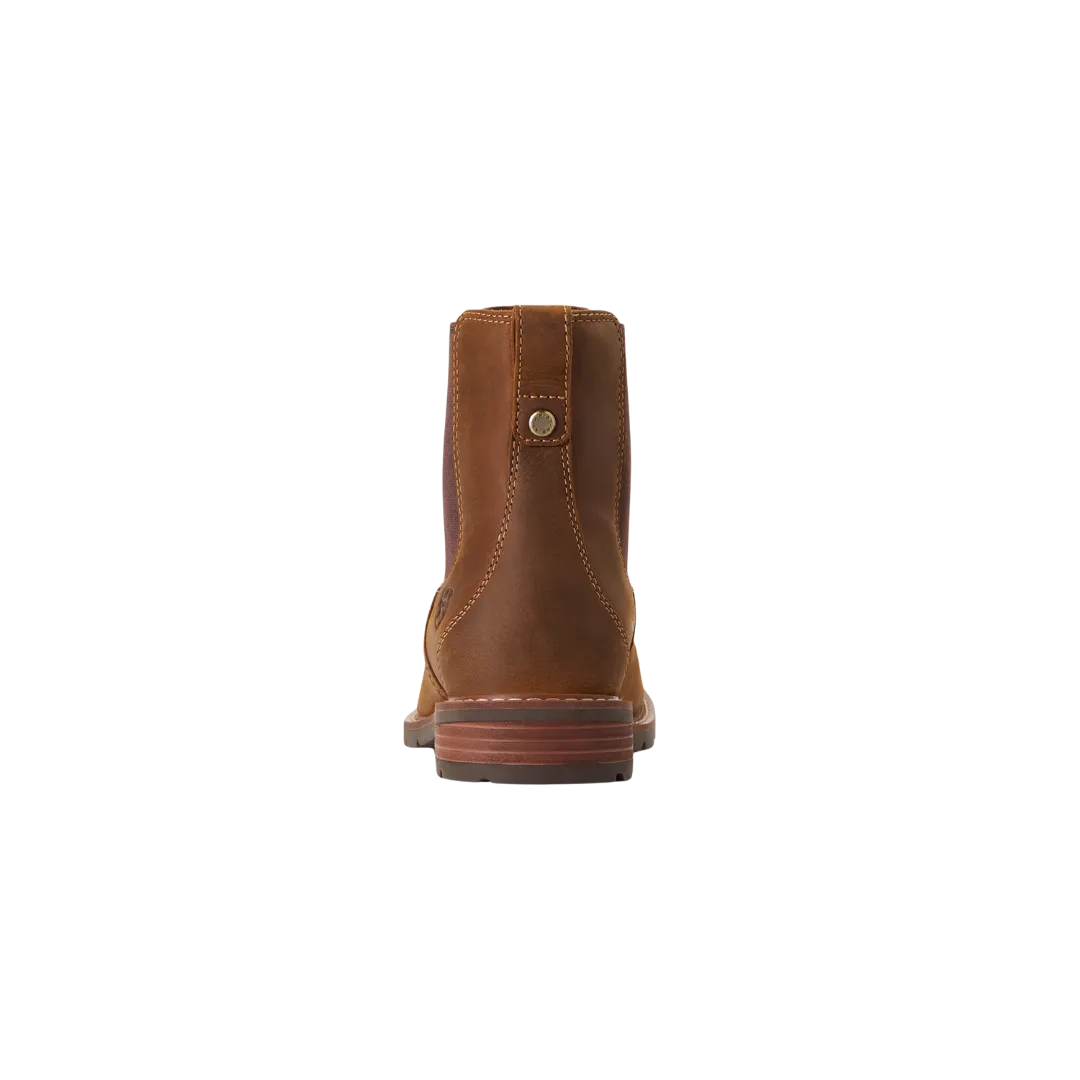 Ariat Women's Wexford Waterproof Chelsea Weathered Brown Boots