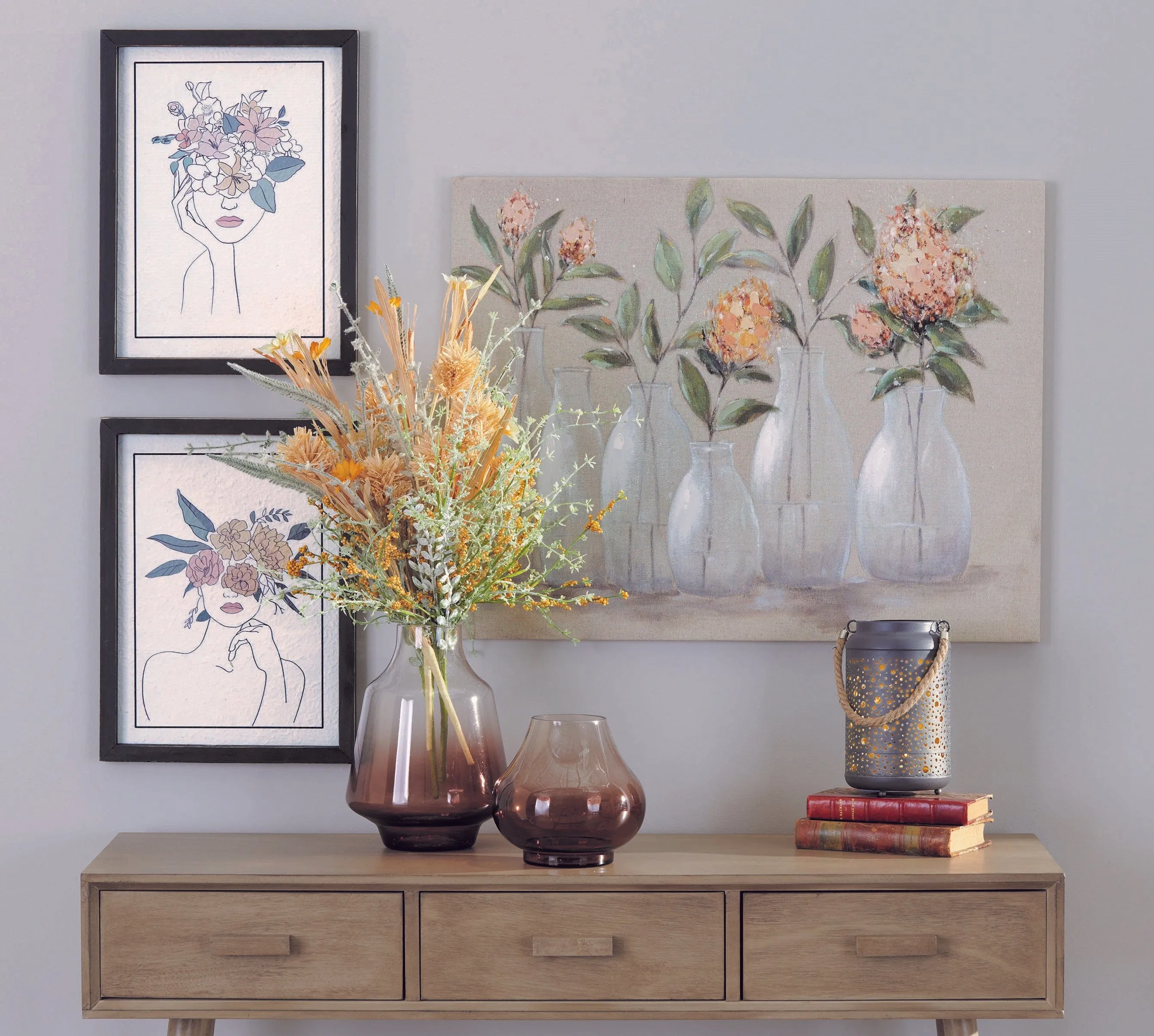 Artichoke Floral Canvas Print