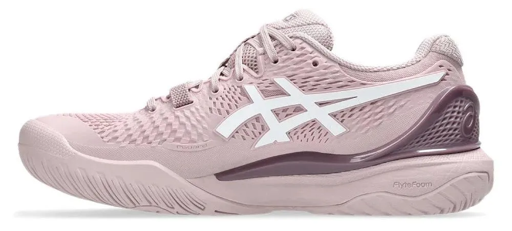 Asics Gel Resolution 9 Women's Wide Tennis Shoes Watershed Rose-White