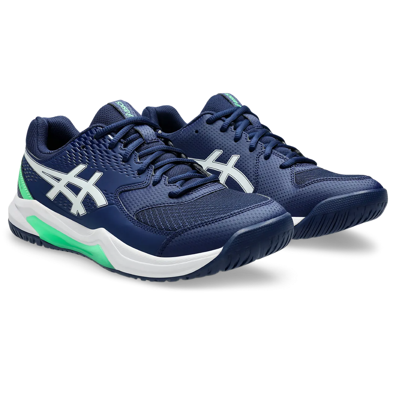 Asics Men's Gel Dedicate 8 Tennis Shoes Blue Expanse White