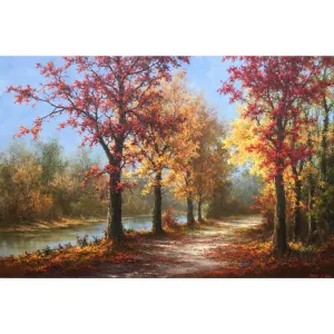 Autumn Trail -Oil Painting 40x60