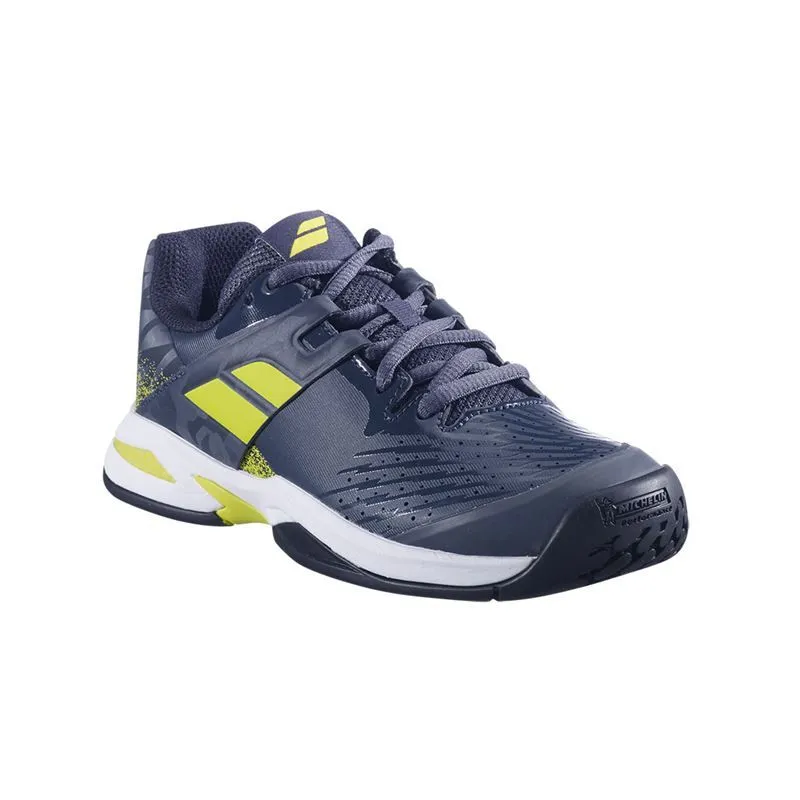 Babolat Propulse All Court Tennis Shoes (Junior) - Grey/Aero