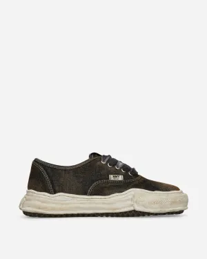 Baker OG Sole Washed Denim Low Sneakers Black