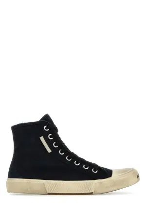 BALENCIAGA | Black canvas Paris sneakers