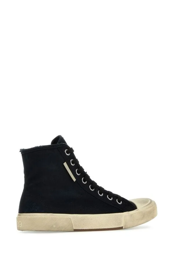 BALENCIAGA | Black canvas Paris sneakers