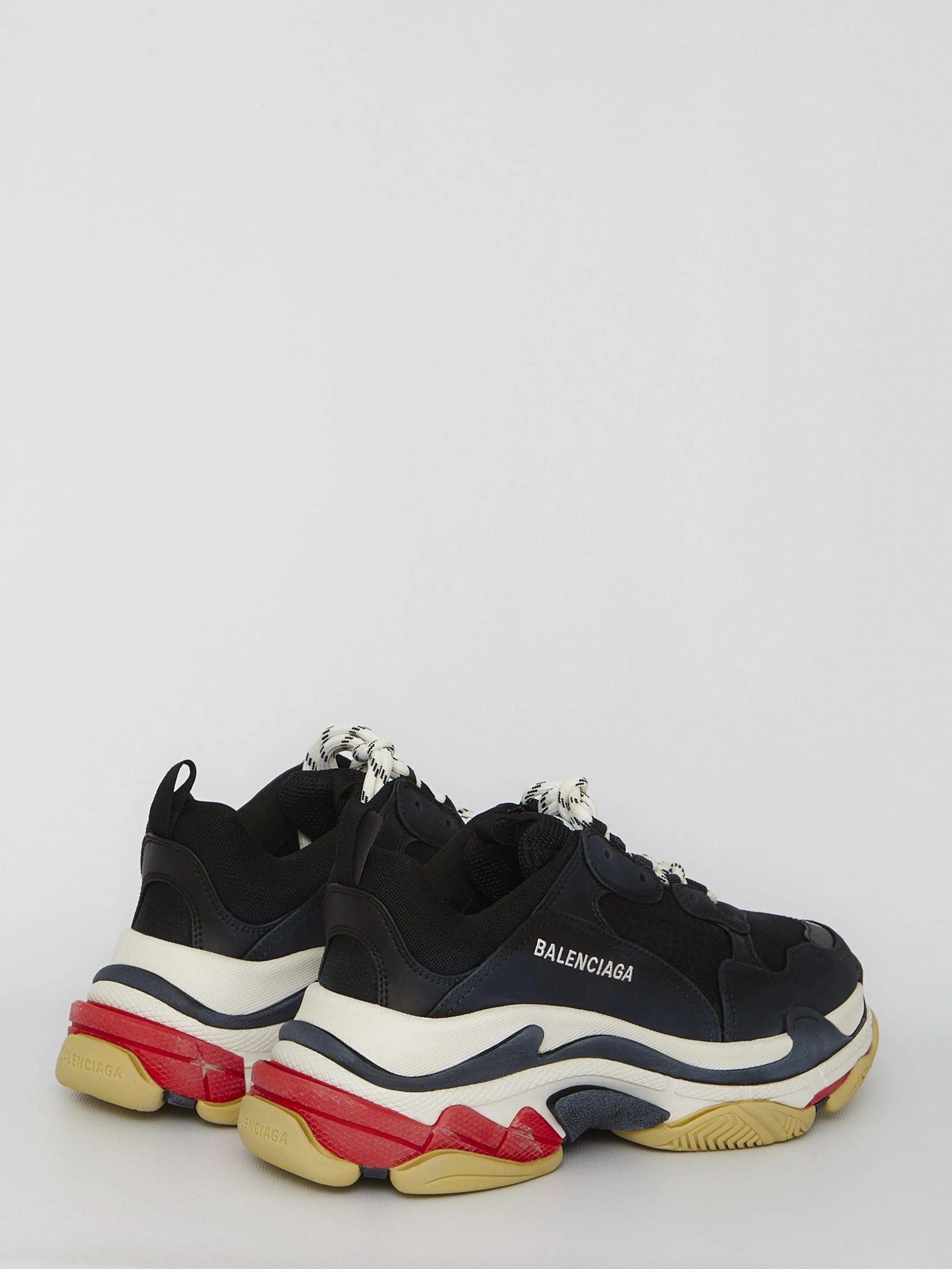 Balenciaga Triple S Sneakers In Black