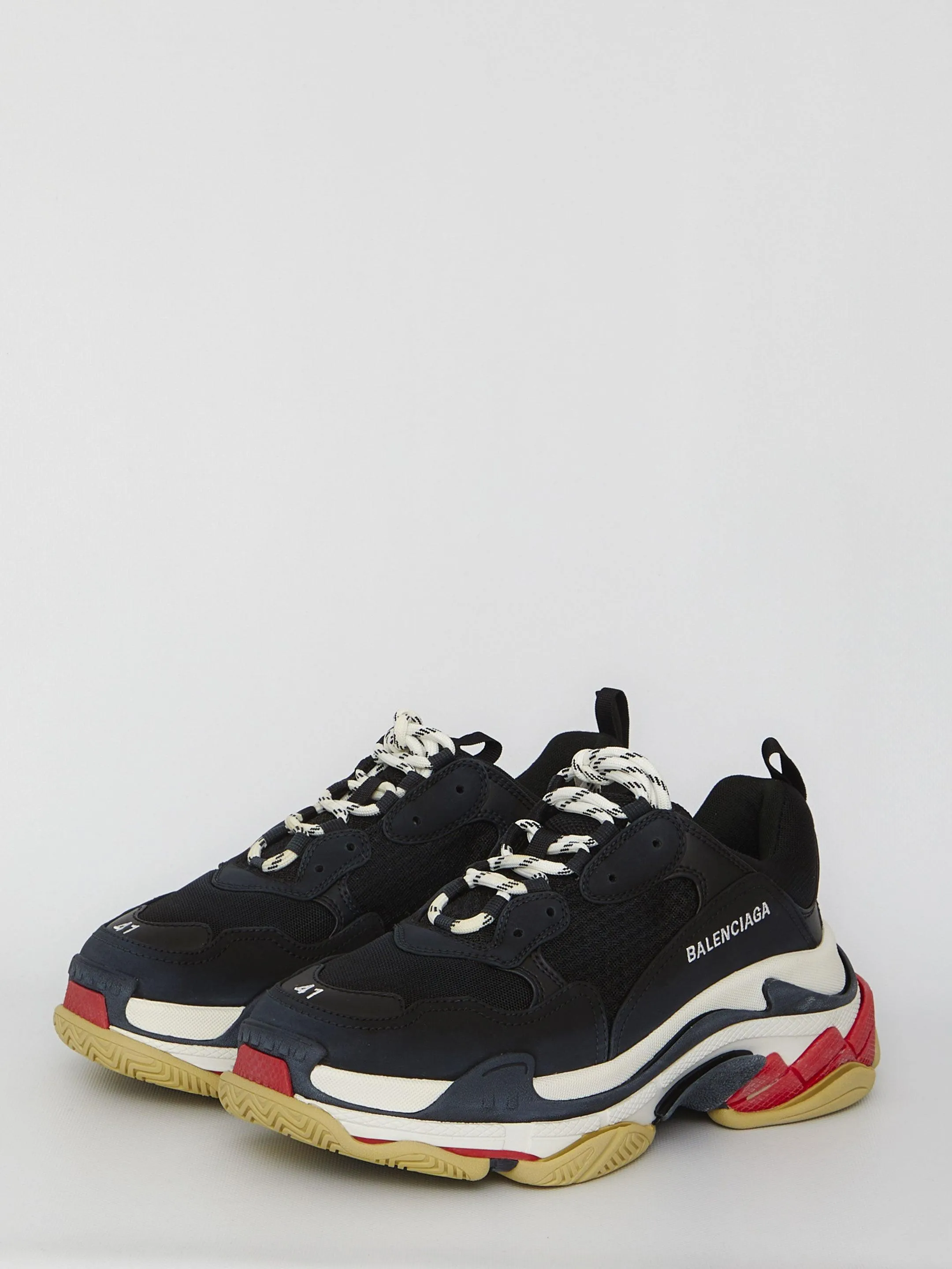 Balenciaga Triple S Sneakers In Black