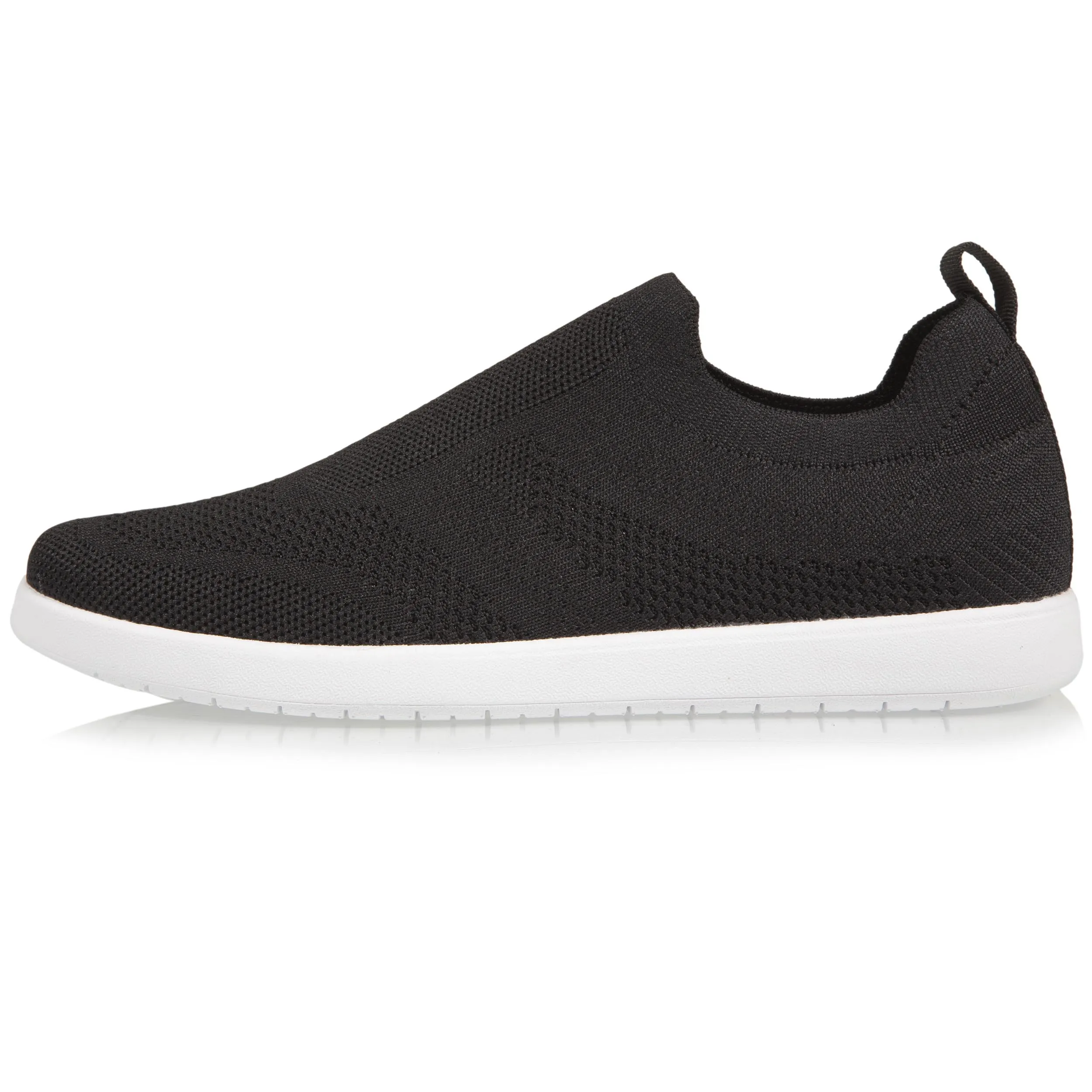 Baskets Confort Homme Slip-on Noir