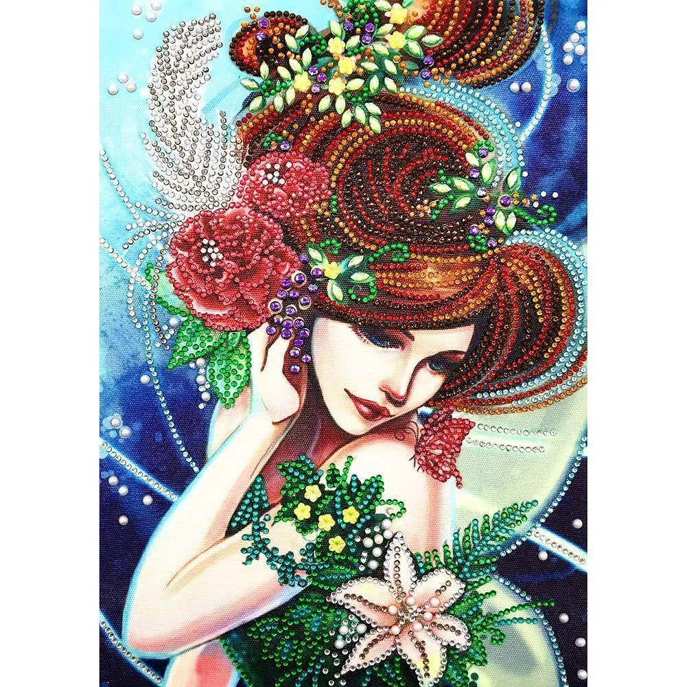 Beauty 5D DIY Special-shaped Diamond Painting