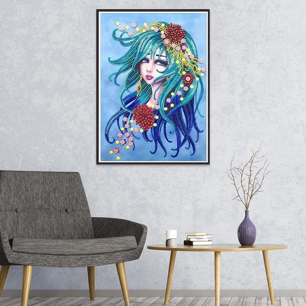 Beauty 5D DIY Special-shaped Diamond Painting