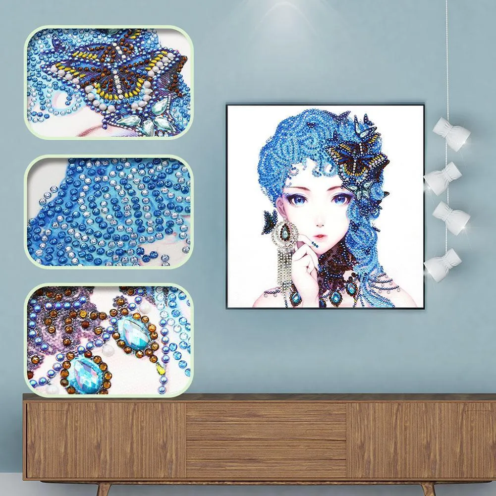 Beauty 5D DIY Special Shaped Diamond Painting