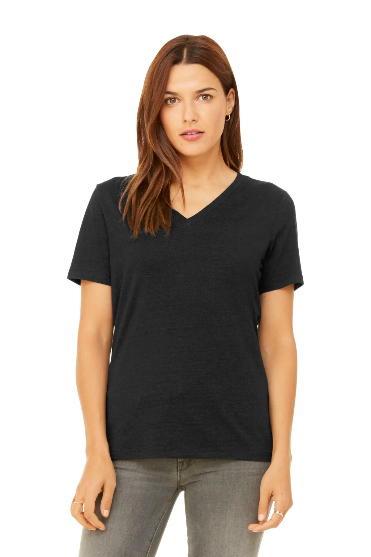 BELLA CANVAS ® Women's Relaxed Jersey Short Sleeve V-Neck Tee. BC6405