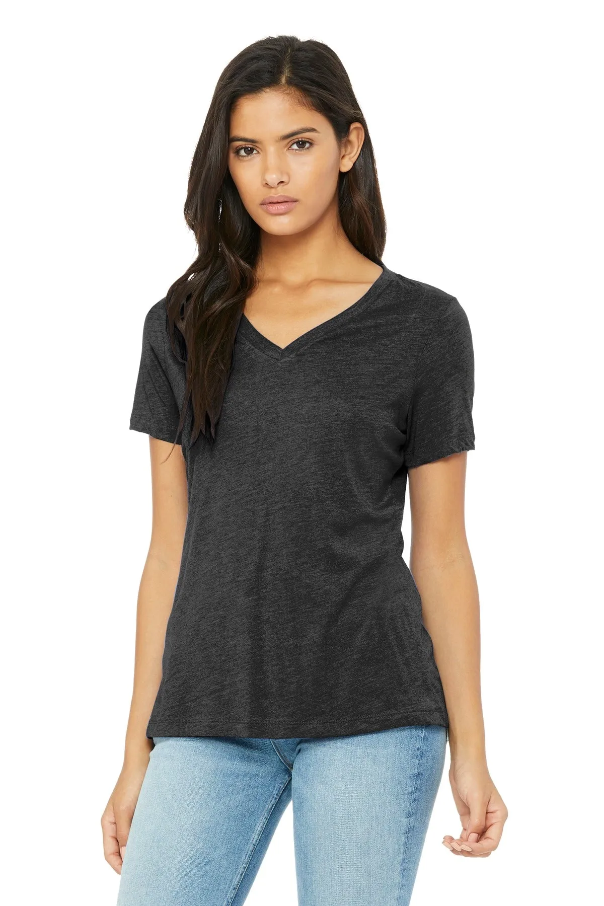 BELLA CANVAS ® Women's Relaxed Jersey Short Sleeve V-Neck Tee. BC6405